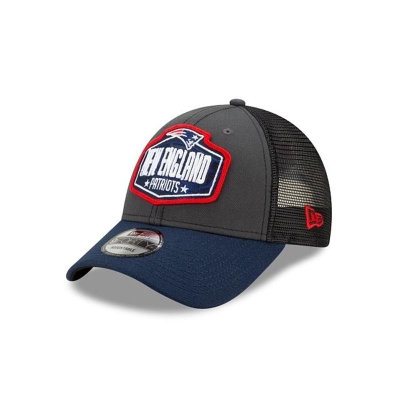 New England Patriots Gorra | New Era NFL Draft 9forty Adjustable Cap Mexico - Grises